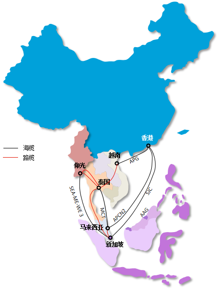 香港-东南亚线路